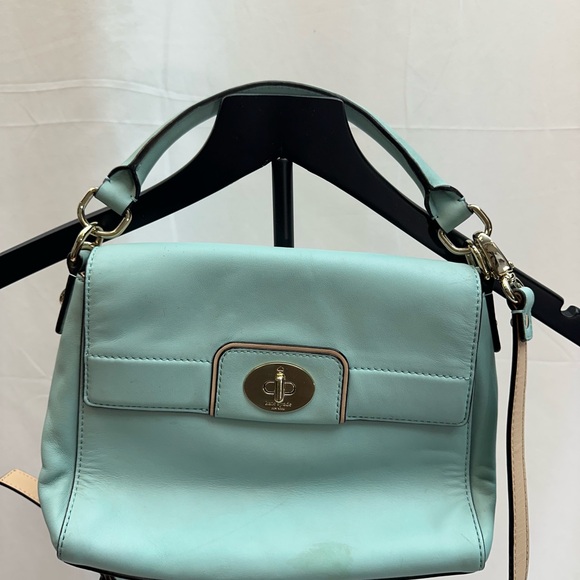 Kate Spade Light Blue Leather Crossbody Bag - Picture 6 of 7